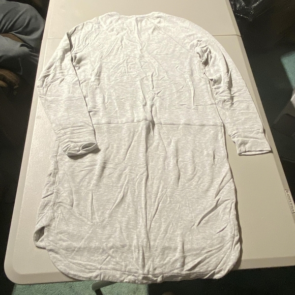 Silence + Noise Urban Outfitters Sweatshirt Drawstring Dress Grey Women's Small - Picture 4 of 7